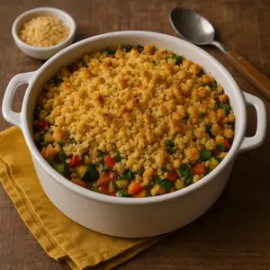 Cómo preparar un crumble salado: giro original de la receta