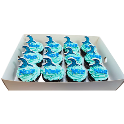 Cupcakes cola de sirena