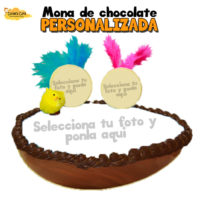 Mona Personalizada de chocolate