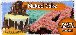 Naked Cake, pasteles sin fondant