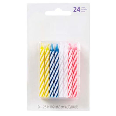 Pack 24 Velas colores