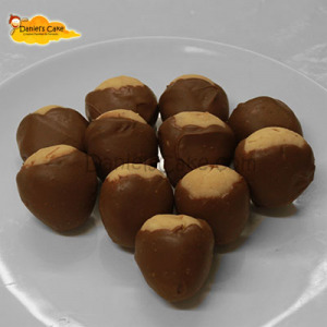 Castañas chocolate (Mazapan)