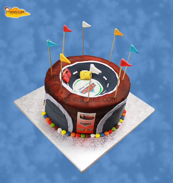 Pista de Cars - Daniel's Cake