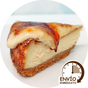 Porcion Cheesecake con Crema Catalana