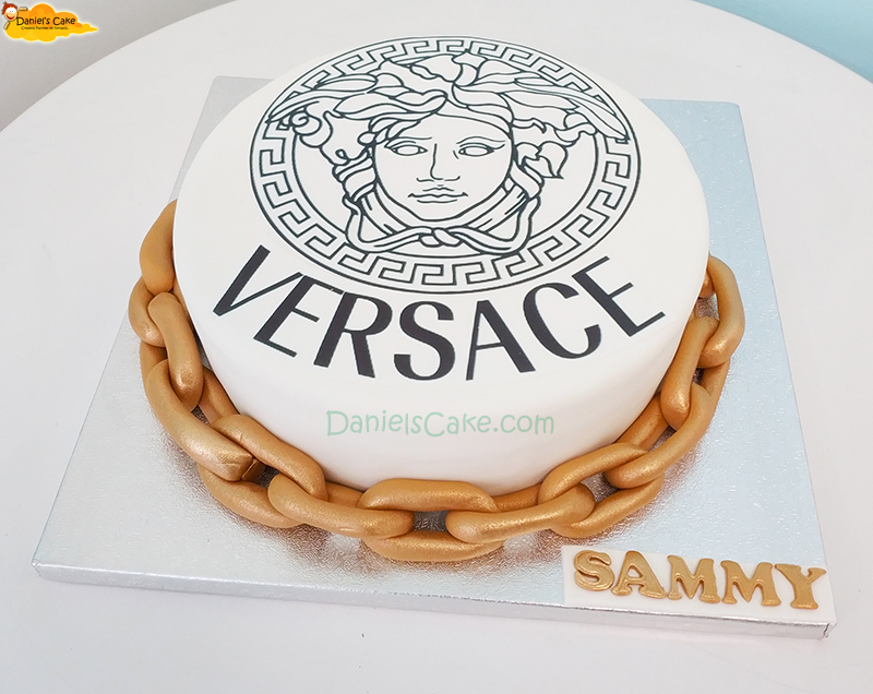 Versace Birthday Cake #versace #black #birthdaycake #desig… | Flickr