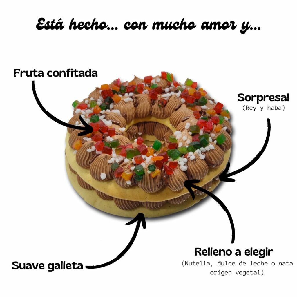 Explicación Roscookie roscón de de reyes